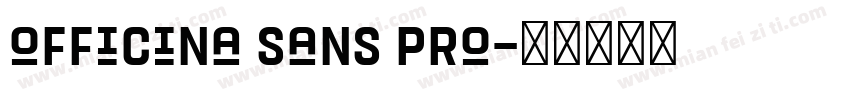 officina sans pro字体转换